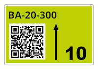 Brother Grün - 90 x 110 mm 260 Etikett(en) (1 Rolle(n)