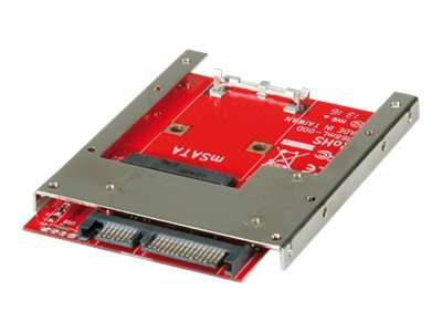 ROLINE Laufwerksschachtadapter - 2,5" zu mSATA (6,4 cm zu mSATA)