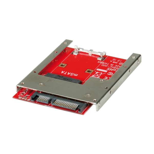 ROLINE Laufwerksschachtadapter - 2,5" zu mSATA (6,4 cm zu mSATA)