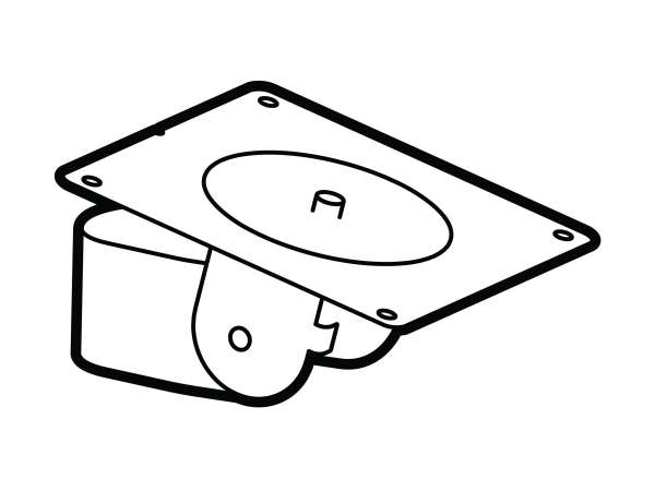 Ergotron LX Pro - Befestigungskit (Displaydrehpunkt) - für Flachbildschirm - Umbausatz - Schwarz - B