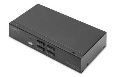 DIGITUS KVM Switch, 4x1 DP, DP Out,USB