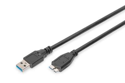 DIGITUS USB-A Micro-B Anschlusskabel, 1m