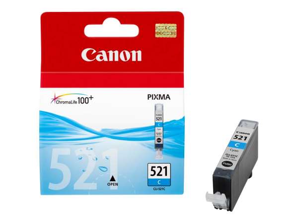 Canon CLI-521BK Tinte Schwarz - Schwarz - Tinte auf Pigmentbasis - 1 Stück(e)