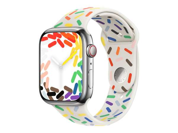 Apple Pride Edition - Uhrarmband für Smartwatch - 45 mm - M/L (für Handgelenke 160 - 210 mm)