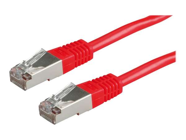 ROLINE Patch-Kabel - RJ-45 (M) - RJ-45 (M) - 2 m - FTP - ( Kategorie 5e ) - Rot