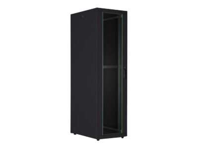 DIGITUS Schrank Netzwerkschrank - Schwarz, RAL 9005 - 42HE - 48.3 cm (19")