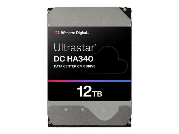 WD Ultrastar DC HA340 WUS721212BLE6L4 - Festplatte - Rechenzentrum - 12 TB - intern - 3.5" (8.9 cm)