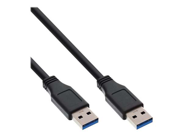 InLine USB 3.2 Gen.1 Kabel - A an A - schwarz - 5m
