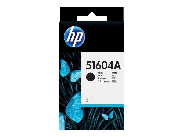 HP 3 ml - Schwarz - original - Tintenpatrone