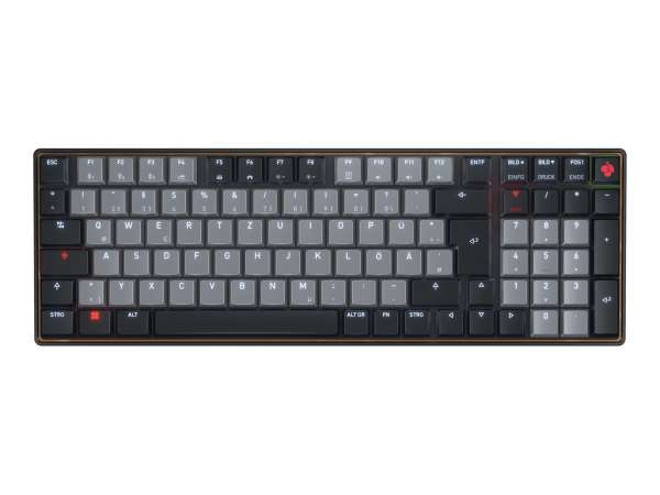 Cherry KW - Tastatur - 96% - compact - hintergrundbeleuchtet
