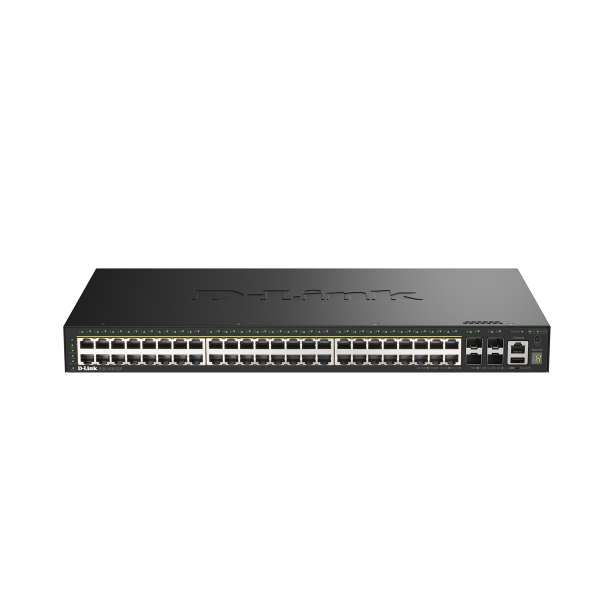 D-Link 52-Port Gigabit Stackable PoE+Smart