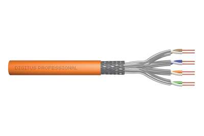 DIGITUS CAT 7 S/FTP Datenkabel - Verlegekabel, 100 m, Simplex, Dca-s2, d1, a1