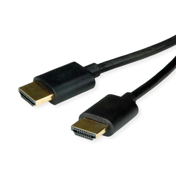 ROLINE Highspeed - HDMI-Kabel mit Ethernet - HDMI männlich zu HDMI männlich - 3 m - Doppelisolierung