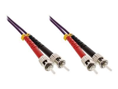 InLine LWL Duplex Kabel - ST/ST - 50/125µm - OM4 - 7,5m