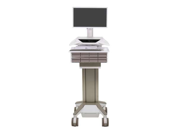 Ergotron CareFit Pro - Wagen - Electric Lift - für LCD-Display / PC-Ausrüstung - verriegelbar - medi