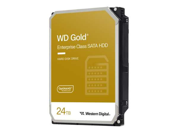 WD Gold - Festplatte - Enterprise - 24 TB - intern - 3.5" (8.9 cm)