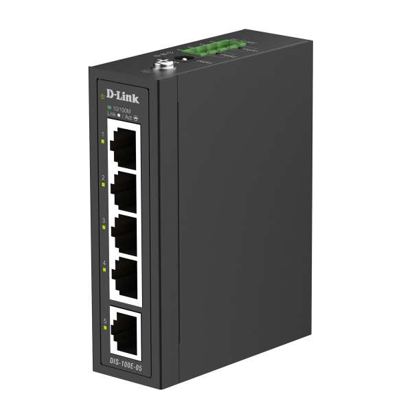 D-Link DIS 100E-05 - Switch - industriell - unmanaged