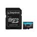 Kingston Canvas Go! Plus - Flash-Speicherkarte (microSDXC-an-SD-Adapter inbegriffen)