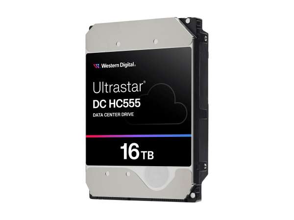WD Ultrastar DC HC555 - Festplatte - Rechenzentrum - 16 TB - intern - 3.5" (8.9 cm)