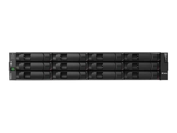 Lenovo ThinkSystem DE2000H Hybrid 2U12 LFF controller enclosure - Festplatten-Array - 12 Schächte (S