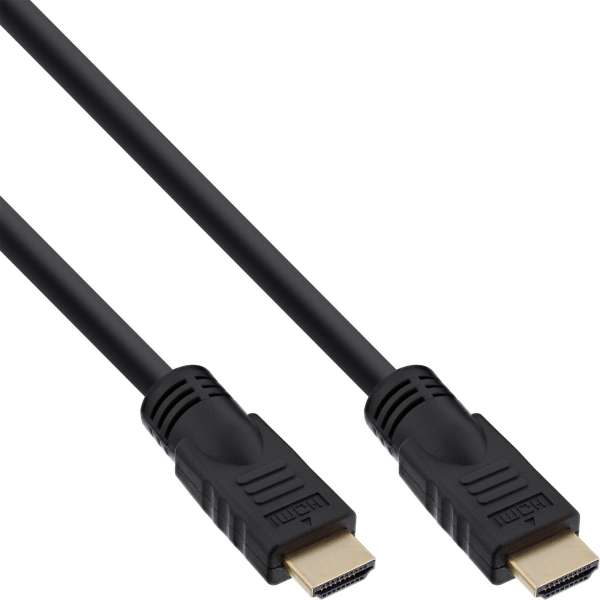 InLine HDMI-High Speed Kabel mit Ethernet - Premium - 4K2K - ST/ST - schwarz - 5m