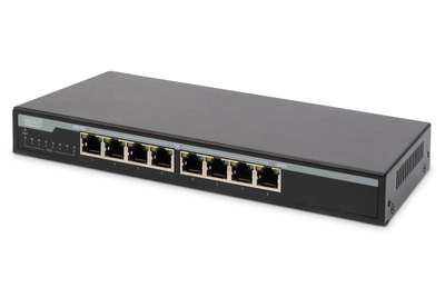 DIGITUS 8-Port Gigabit Netzwerkswitch, Desktop, unmanaged