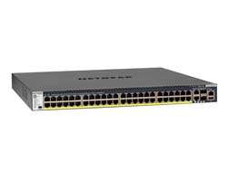 Netgear M4300-52G-PoE+ - Switch - L3 - managed - 2 x 10/100/1000/10000 + 2 x 10 Gigabit SFP+ + 48 x