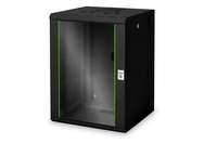 DIGITUS Professional Unique DN-19 16-U-3-SW - Schrank Netzwerkschrank - Schwarz, RAL 9005 - 16U - 48