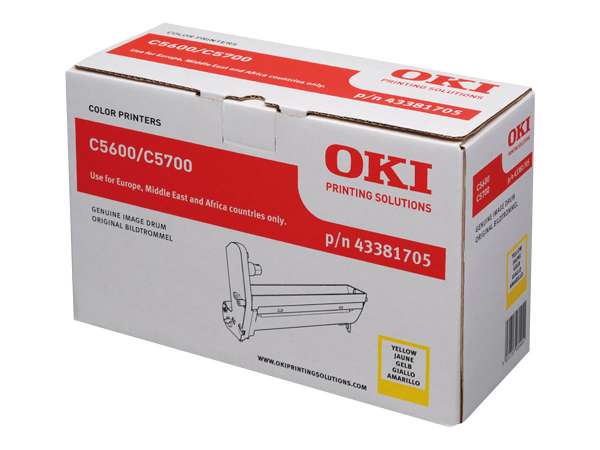 OKI Gelb - original - Trommeleinheit - für C5600