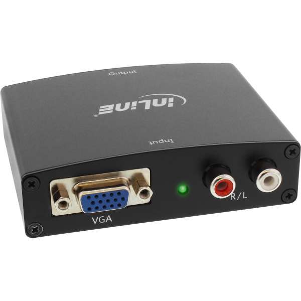 InLine Konv. VGA+Audio zu HDMI