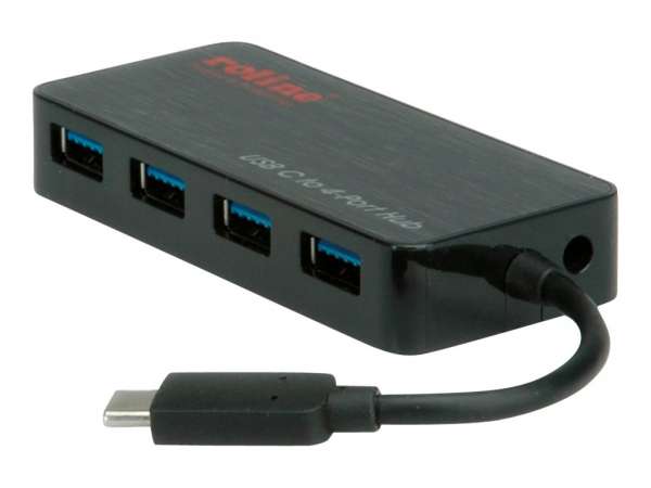 ROLINE Hub - 4 x SuperSpeed USB 3.0 - Desktop