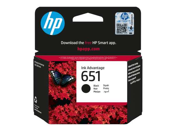 HP 651 - Schwarz - original - Ink Advantage - Tintenpatrone