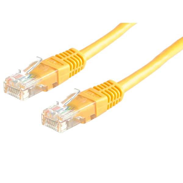 ROLINE Patch-Kabel - RJ-45 (M) - RJ-45 (M) - 2 m - UTP - ( Kategorie 5e ) - Gelb
