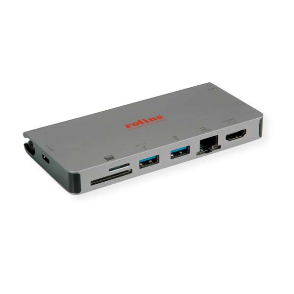 ROLINE Dockingstation - USB-C 3.2 - VGA, HDMI