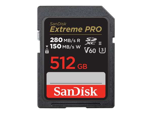 SanDisk Extreme Pro - Flash-Speicherkarte - 512
