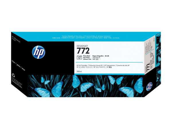 HP 772 - 300 ml - Photo schwarz - original -