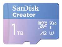 SanDisk Creator - Flash-Speicherkarte (microSDXC-an-SD-Adapter inbegriffen)