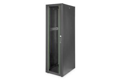 DIGITUS Schrank Netzwerkschrank - Schwarz, RAL 9005 - 42HE - 48.3 cm (19")