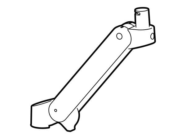 Ergotron LX Pro - Montagekomponente (Arm ohne Drehgelenk)