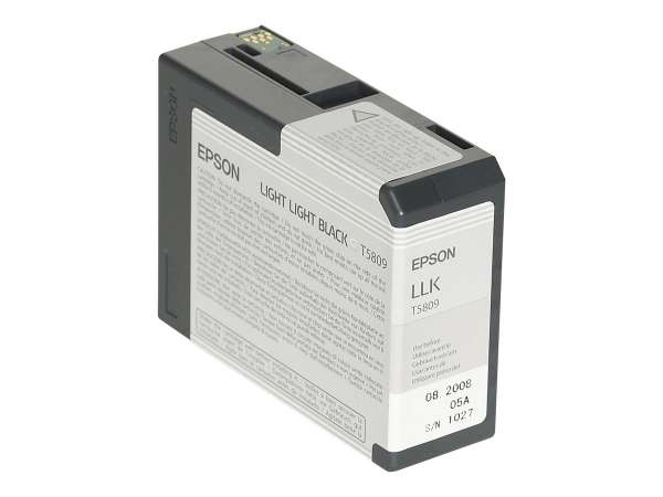 Epson T5809 - 80 ml - Light Light Black - original