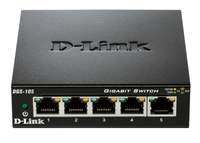 D-Link DGS 105 - Switch - 5 x 10/100/1000 - Desktop