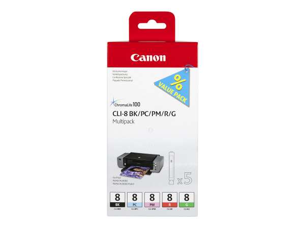 Canon CLI Value Pack 8 Multipack - 13 ml - Schwarz