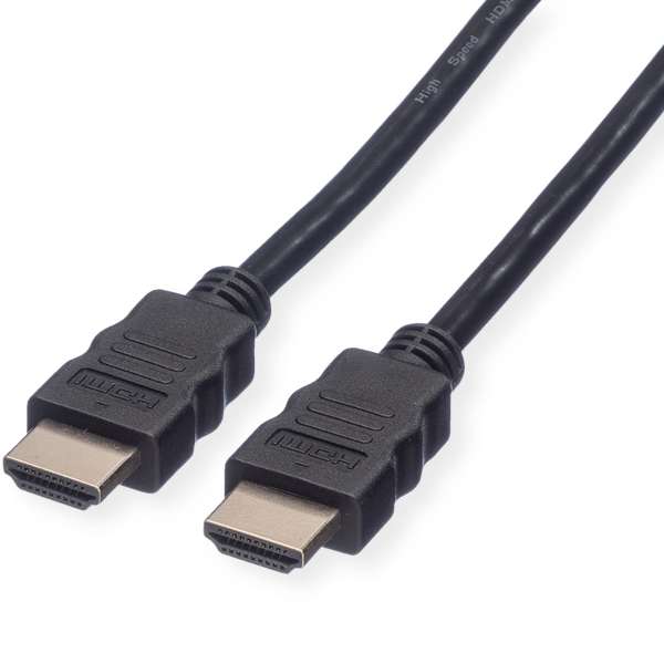 ROLINE HDMI-Kabel mit Ethernet - HDMI männlich