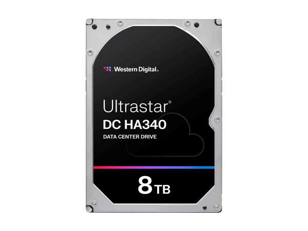 WD Ultrastar DC HA340 WUS721208BLE6L4 - Festplatte - Rechenzentrum - 8 TB - intern - 3.5" (8.9 cm)