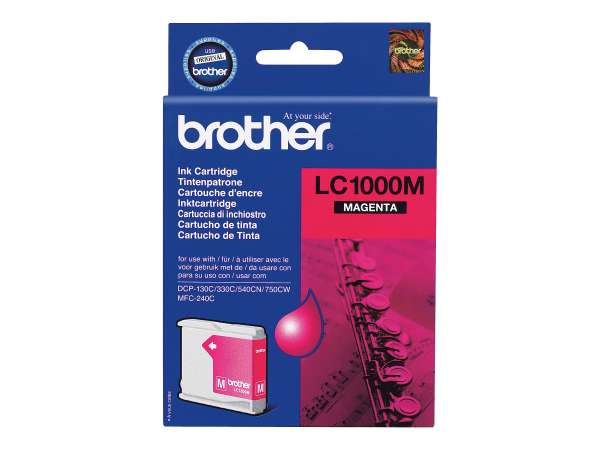 Brother LC1000M - Magenta - original - Tintenpatrone