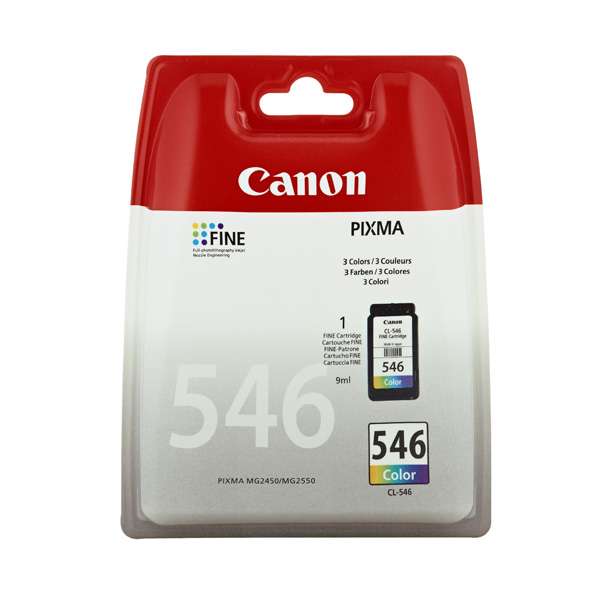 Canon CL-546XL - 13 ml - Hohe Ergiebigkeit - Farbe (Cyan, Magenta, Gelb)