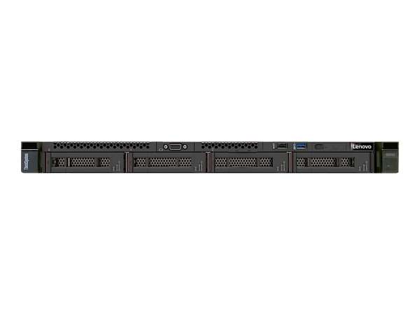 Lenovo ThinkSystem SR250 7Y51 - Server - Rack-Montage - 1U - 1-Weg - 1 x Xeon E-2176G / 3.7 GHz - RA