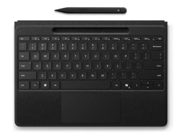 Microsoft Surface Pro 13-inch Keyboard - Tastatur - mit Stiftaufbewahrung - mit Touchpad, Beschleuni