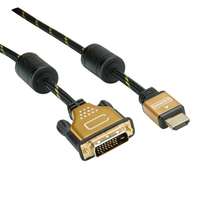 ROLINE Gold - Adapterkabel - Dual Link - DVI-D männlich zu HDMI männlich