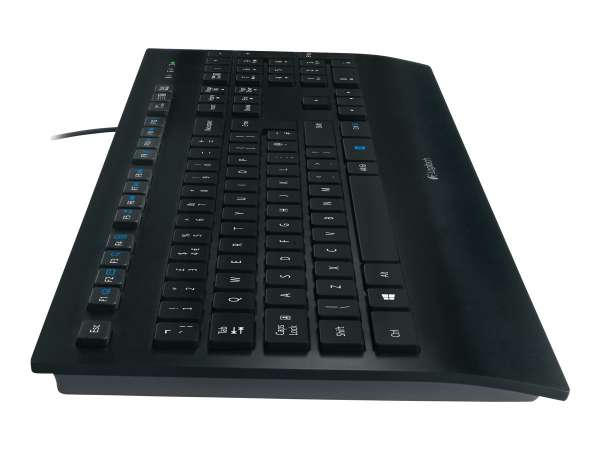 Logitech K280e - Tastatur - USB - Deutsch - Schwarz